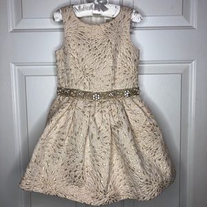 Cream & Gold Girls’ Fancy Dress